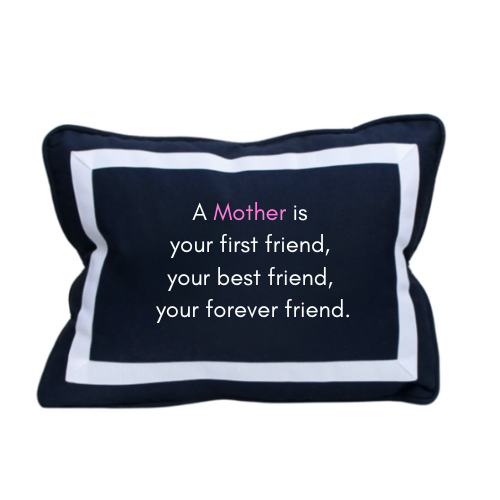 Mom and Friend Pillow