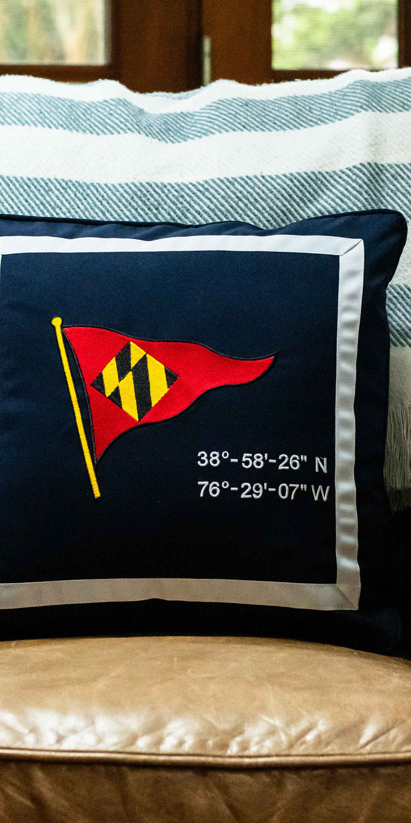 Monogram Pillow Custom 18 – Annapolis Pillow Company