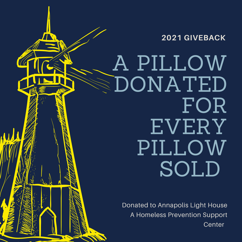 Annapolis Light House Pillow