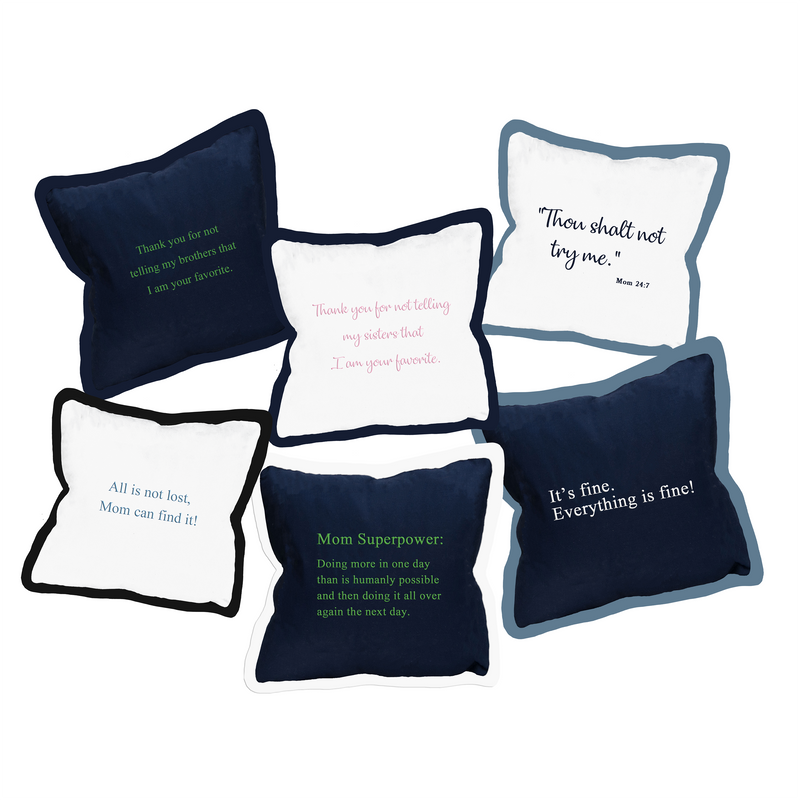 Mom Quotes Square Pillow