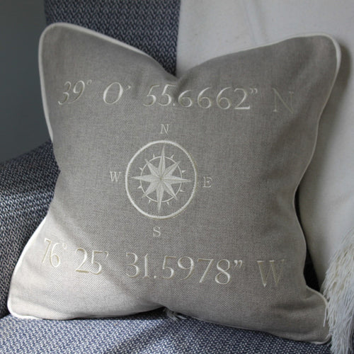 Monogram Pillow Custom 18 – Annapolis Pillow Company