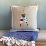 Hanging Holiday Buoy Pillow 18"