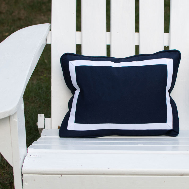 12x16" Outdoor Lumbar Pillow Embroidered
