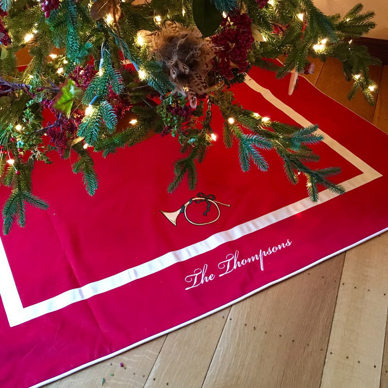 Tree Skirt in Red