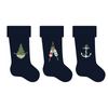 Holiday Stockings Embroidered