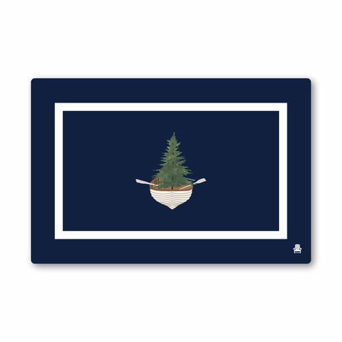 Placemat | Rowboat with Tree