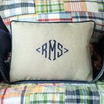 Baby Boy Monogram Lumbar