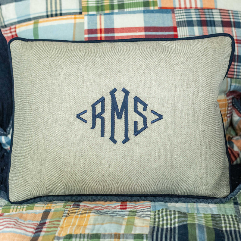 Monogram Pillow 12x16"