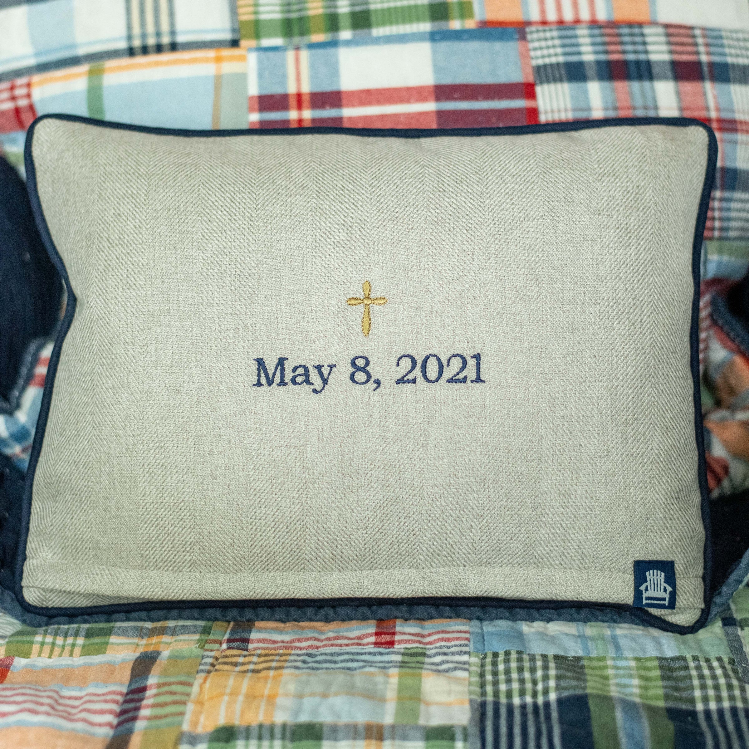 Monogram Pillow Custom 18 – Annapolis Pillow Company