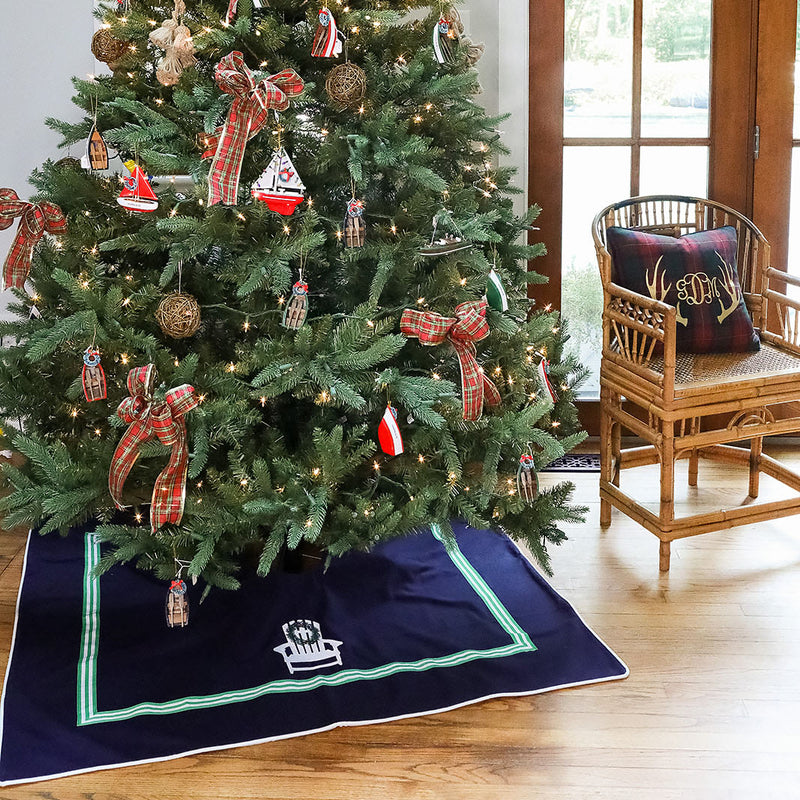 Tree Skirt in Navy