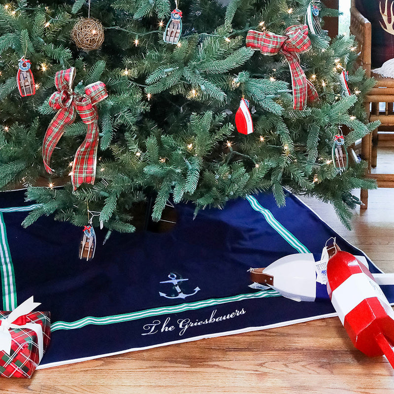 Tree Skirt in Navy